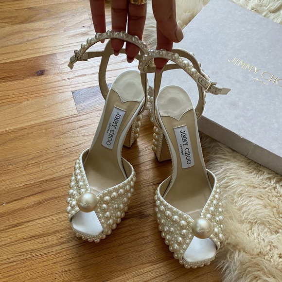 Jimmy Choo Sacaria Platform 120mm - New With Box - Picture 10 of 17